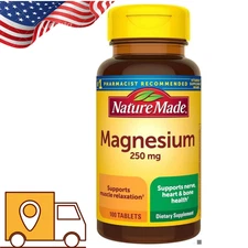 Magnesium Oxide 250 Mg, Dietary Supplement for Muscle, Heart, Bone and Nerve Hea