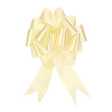 10pcs 6 Inch Large Pull Bow Big Gift Wrapping Ribbon Beige for Christmas Bow