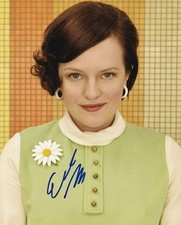 ELISABETH MOSS signed autograph 20x25cm MAD MEN in person autograph COA