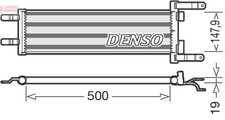 DENSO Ölkühler, Motoröl DRL01003 für ALFA ROMEO