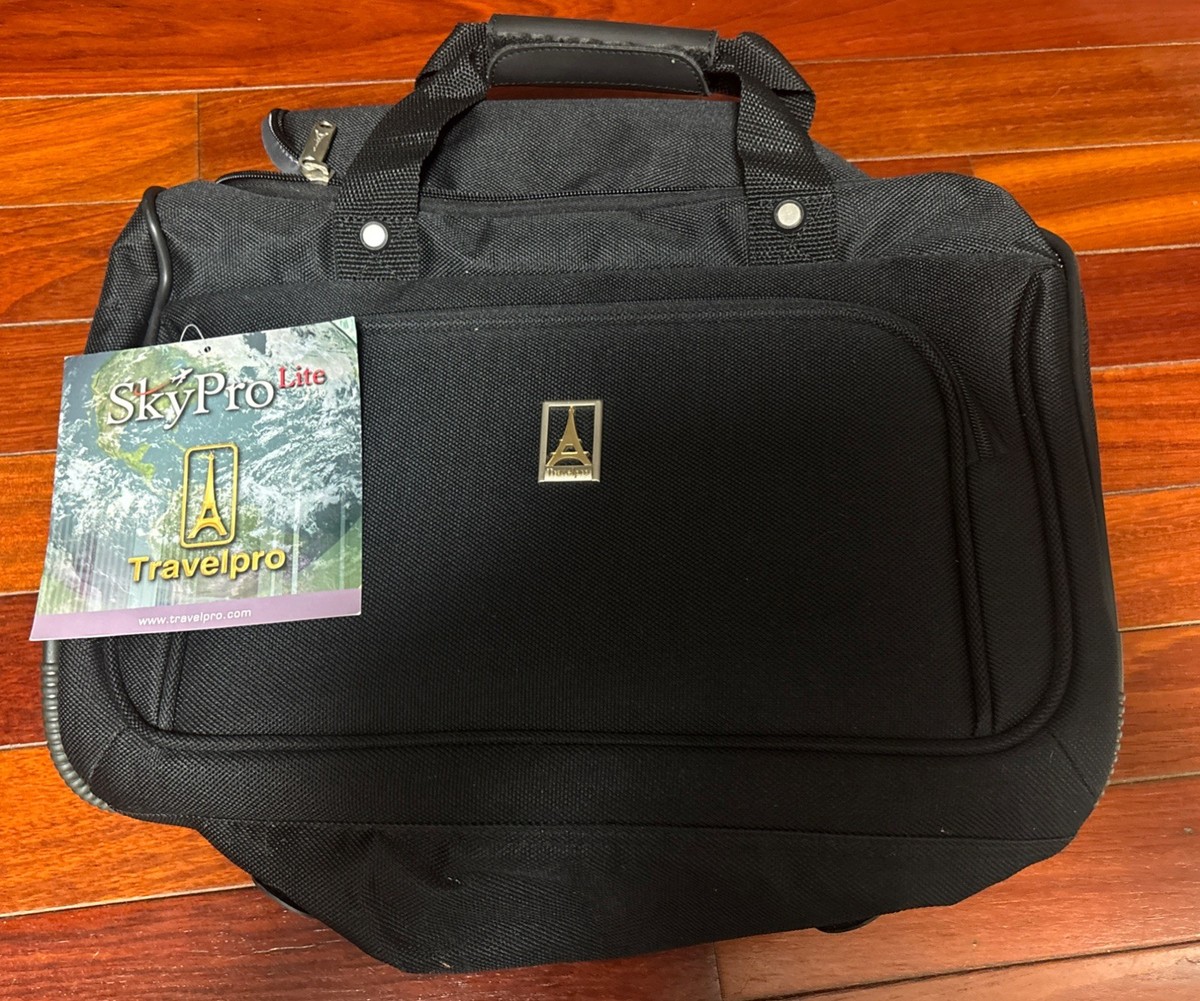 Travelpro Black Duffle Bag Carry On Pilot Bag | eBay