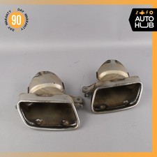 Mercedes W212 E350 Exhaust Mufflers Muffler Tips Set Oem Mercedes W212 E350 Exhaust Mufflers Muffler Tips Set Oem
