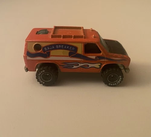Hot Wheels 1980’s Vintage Real Riders - Baja Van Orange GYG - Loose - Nice