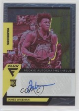 2020-21 Panini Flux Rookie Auto Influx James Wiseman #RAI-JWS Auto 0qw3
