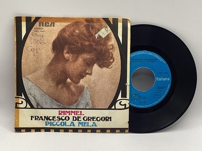 FRANCESCO DE GREGORI Rimmel 45 Umdrehungen VINYL SCHALLPLATTE