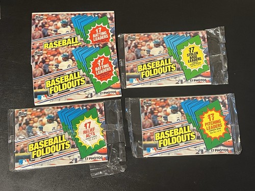 (27) 1983 TOPPS BASEBALL FOLDOUTS 22 SEALED SETS - ALL 5 SETS GRADING POTENTIAL - Picture 2 of 3