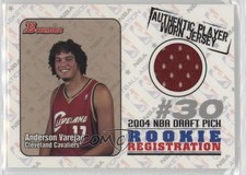 2004-05 Bowman Draft Rookie Registration Jerseys Anderson Varejao #ROR-AV 05fy