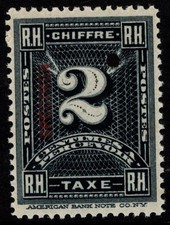 Haiti March 1900 2c Postage Due ABNCo Specimen MNH - S46492