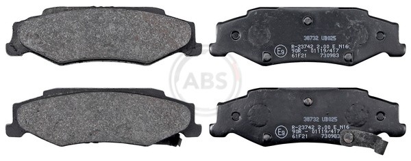 Hinterachse A.B.S. 38732 Bremsbelagsatz, Scheibenbremse FüR Cadillac,Chevrolet-image