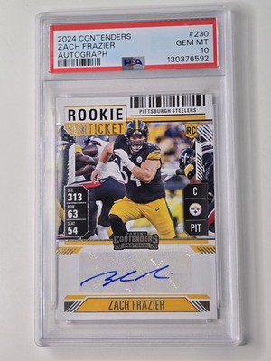 2024 Panini Contenders - Rookie Ticket Zach Frazier #230 Hobby (AU