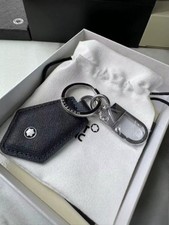 New Exquisite MB Key Ring Key Chain Leather MB Men Gift Black US