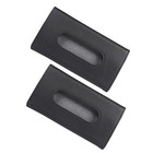 2 Pcs Car Paper Box Pu Tissue Holder Sun Visor Organizer