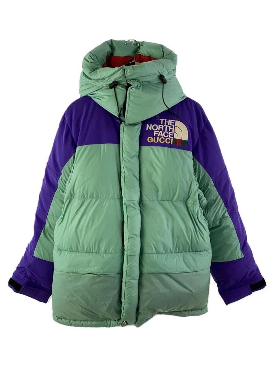 Piumino Gucci 21AW collaborazione esterna S nylon verde logo 663895