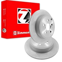 2X Zimmermann Coat Z Bremsscheiben 280Mm Voll Hinten Passend FÜR Toyota Avensis