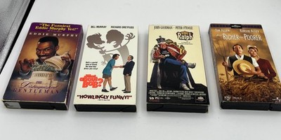 90s Comedy VHS Lot 4 What About Bob? King Ralph Richer, Or Poorer Distinguished