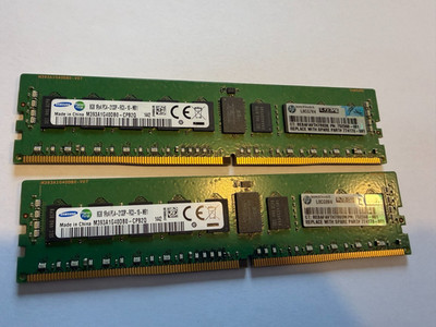 Samsung M393A1G40DB0-CPB2Q - 8GB 1Rx4 PC4-2133P-RC0-10-MB1 DDR4  (2 Modules!)