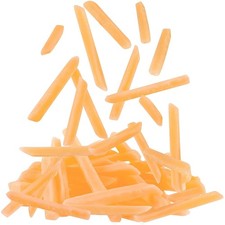 Lifelike 80 pcs Simulation French Fries - Safe PVC Play Food for Imaginative Fun
