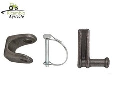 CERNIERA STAFFA POSTERIORE SX Ø16MM CON FORCELLA E SPINOTTO RIMORCHIO SPONDA