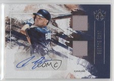 2019 Panini Diamond Kings DK Material Signatures Jake Bauers #DMS-JB Auto 10fj