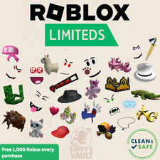 Roblox Limiteds Cheap ⚡Fast⚡| Free Robux Every purchase | 100% 🧼 CLEAN & SAFE🔒