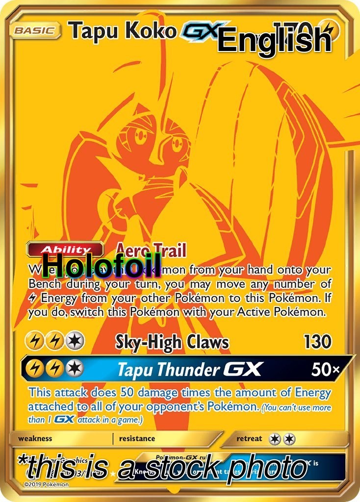 Tapu Koko GX [Holofoil LP - Hidden Fates: Shiny Vault SV93/SV94]
