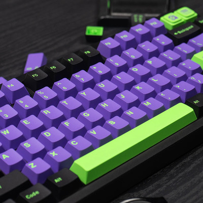 GMK Style Double Shot PBT Keycaps Cherry Profile WOB/BOW/Rome Sets MX Switch