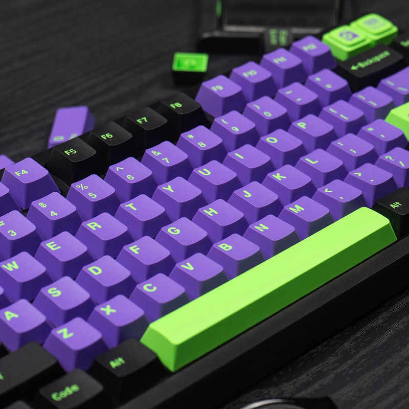 GMK Style Double Shot PBT Keycaps Cherry Profile WOB/BOW/Rome Sets MX Switch