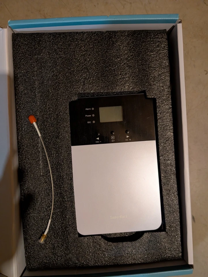 SuperBars Cell Phone Booster for Home and Office Cover 6000 sq ft with 2 Antenna - Image 2 of 3