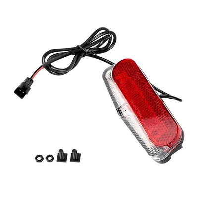 36V 48V Ebike Tail Light Rear LED Lamp with 2Pin SM Connector for Bafang Motor