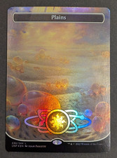 MTG Card - 1x Plains (235) - Unfinity - NM - Full Art Foil - Magic The Gathering