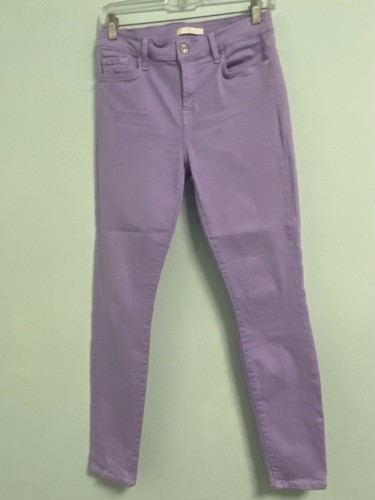 7 for all mankind Women’s Jeans Skinny Leg 5 Pocket Mid-Rise Lavender  27 Used