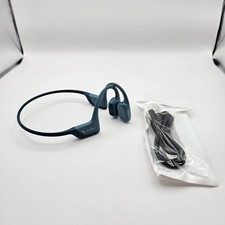 Shokz OpenRun Pro S810 Bone Conduction Wireless Headphones Blue With Power Cable