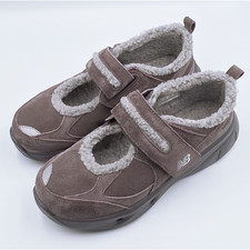 New Balance Winter Breeze Fleece Lined Womens Mary Jane Sneakers Gray SD2205GR