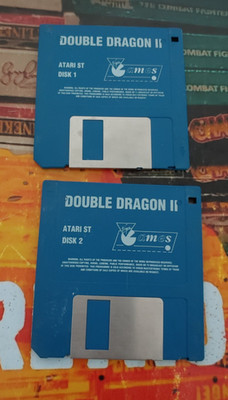 Double Dragon II (Virgin 1988) ATARI ST 520 1040 (2 Disks) works 16-bit