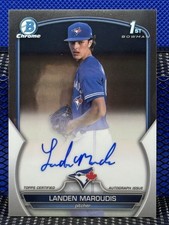 2023 Bowman Chrome LANDEN MAROUDIS Toronto Blue Jays 1st Bowman Auto