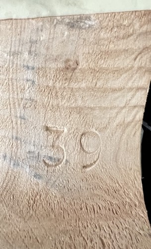 Svensk Schweden Holz handbemalt Clogs Schuhe Damen 39 blau Leder - Bild 6 von 10