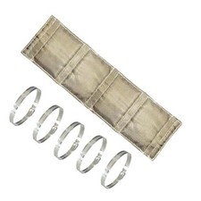 Titanium Pipe Heat Shield 6" x 24.4'' Exhaust Heat Shield Motorcycle Heat