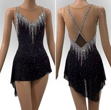 Y-15 Ice Skating Performance Costume in Black