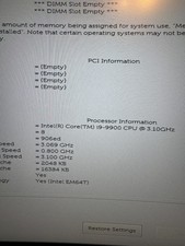 Intel Core i9-9900 8-Core 3.10GHz SRG18 LGA 1151 9th Gen CPU Processor