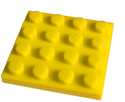 Lego 10 Stück Platten in gelb 4x4 gelbe Platten Basic City Friends (3031) Neu