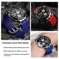 For Tissot 1853 T-SPORTS Moto GP T115.417A T115427A Rubber Watchband 22mm Strap