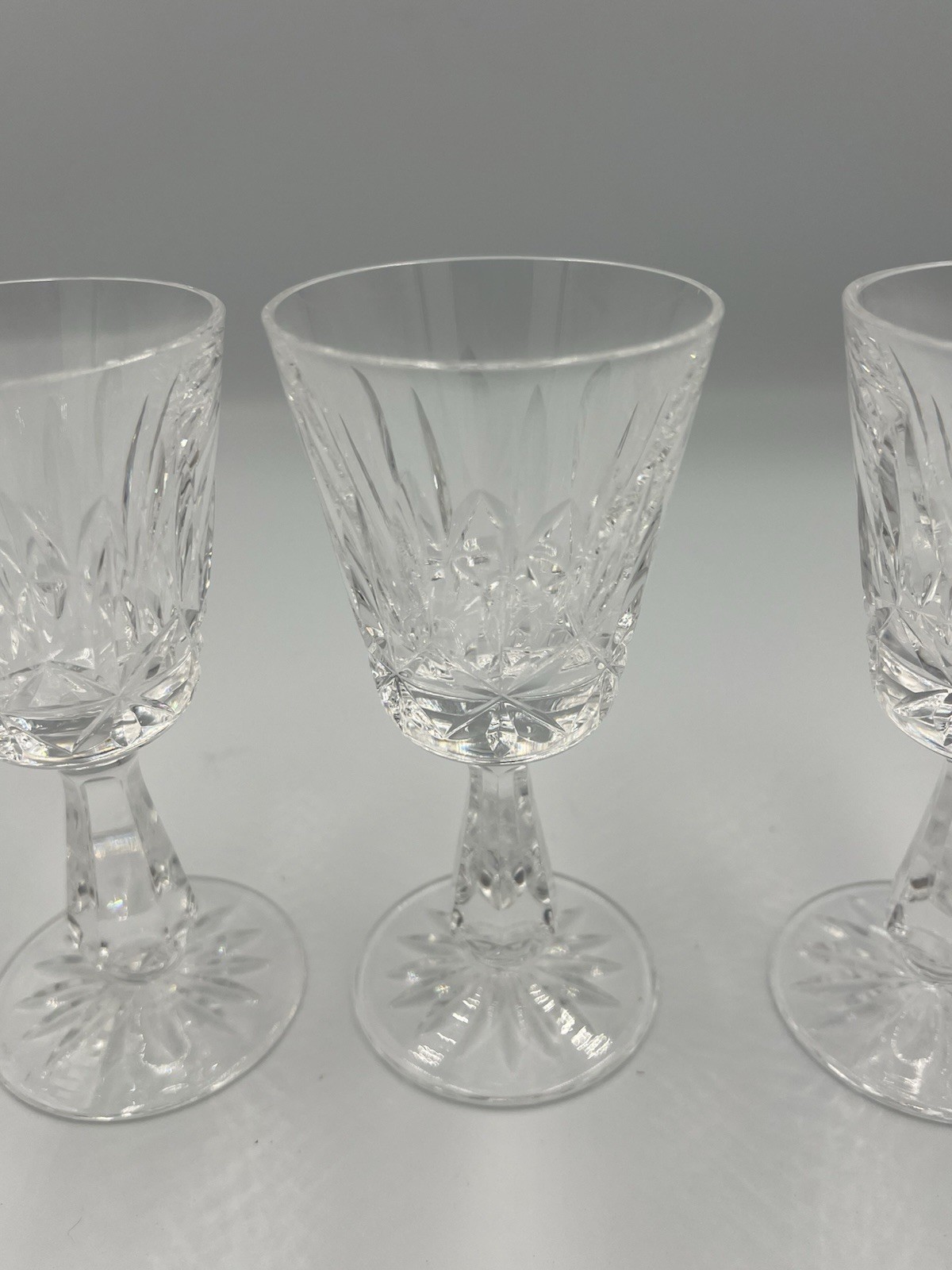 Vintage Set Of 4 Waterford Crystal 4.75” Rosslare Cordial Goblets Ireland EUC