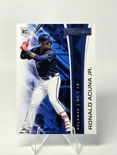 2018 Panini Rookies & Stars Ronald Acuna Jr. # 3 RC Rookie Card Atlanta Braves . rookie card picture
