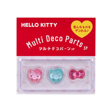 Sanrio Hello Kitty Multi-Deco Parts Set of 3  Pastel  Japan NEW