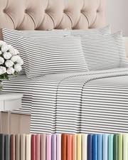 Cal King 6 Piece Sheet Set - Comfy Breathable Cooling - Soft Hotel Luxury B...