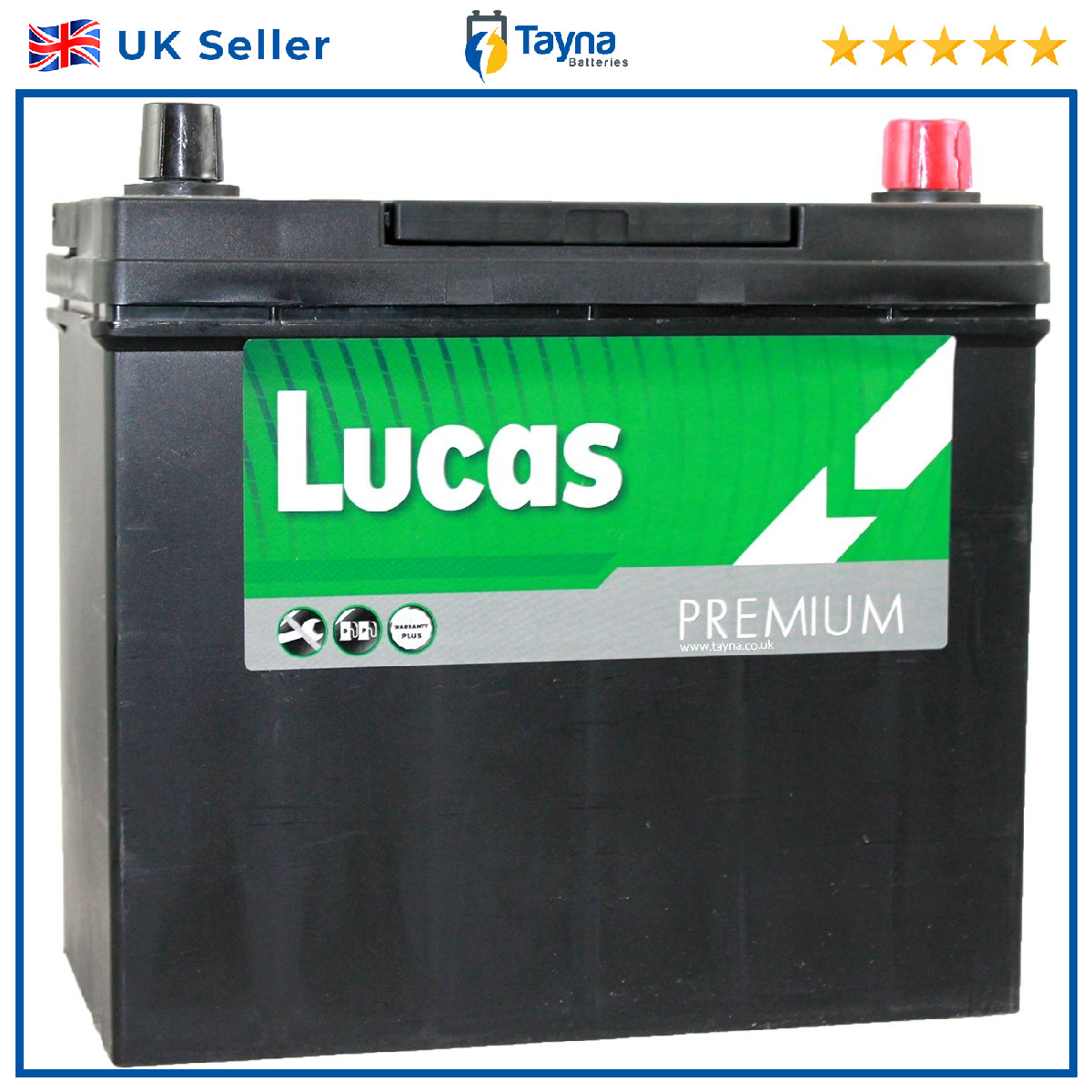 LP053 Lucas Premium Car Battery 12V 45Ah