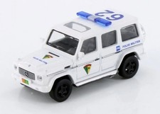 Kyosho Mercedes Benz G 55 AMG Polisi Militer White 1:64 3 Inch Diecast Car
