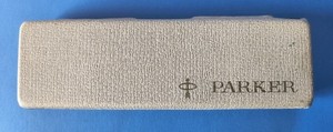 Parker 61 in original case, turquoise barrel, unused