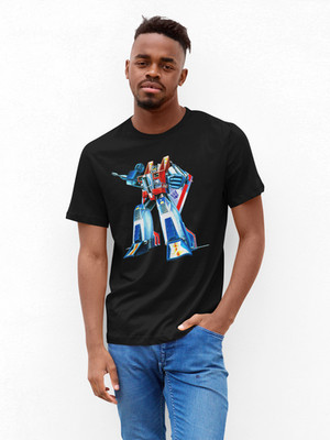 Transformers Starscream G1 Optimus Prime Robot Heroes Offizielles Herren T-Shirt