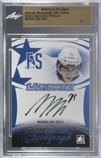 2014-15 ITG Ultimate Memorabilia 14th Edition 1/1 Michael Dal Colle Auto 0c3